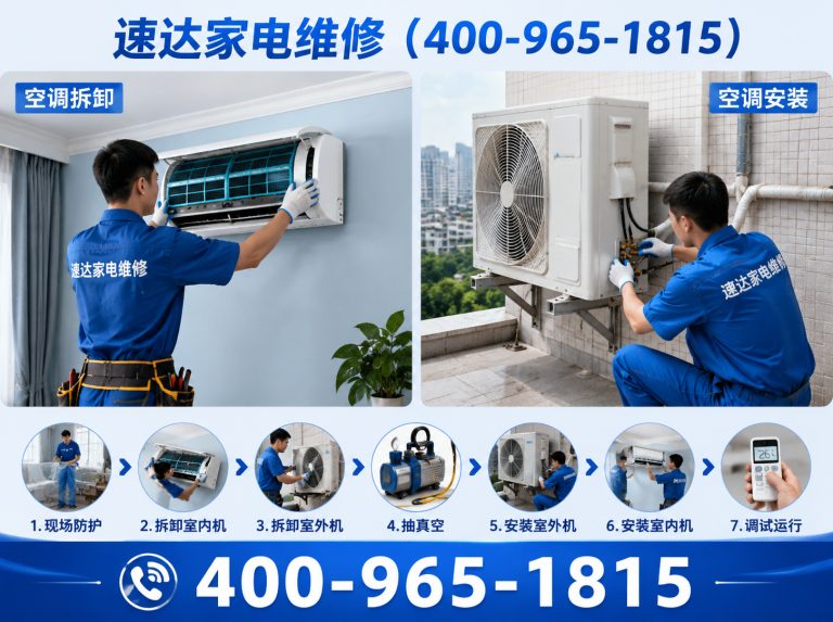 泰安中央空调维修展示图